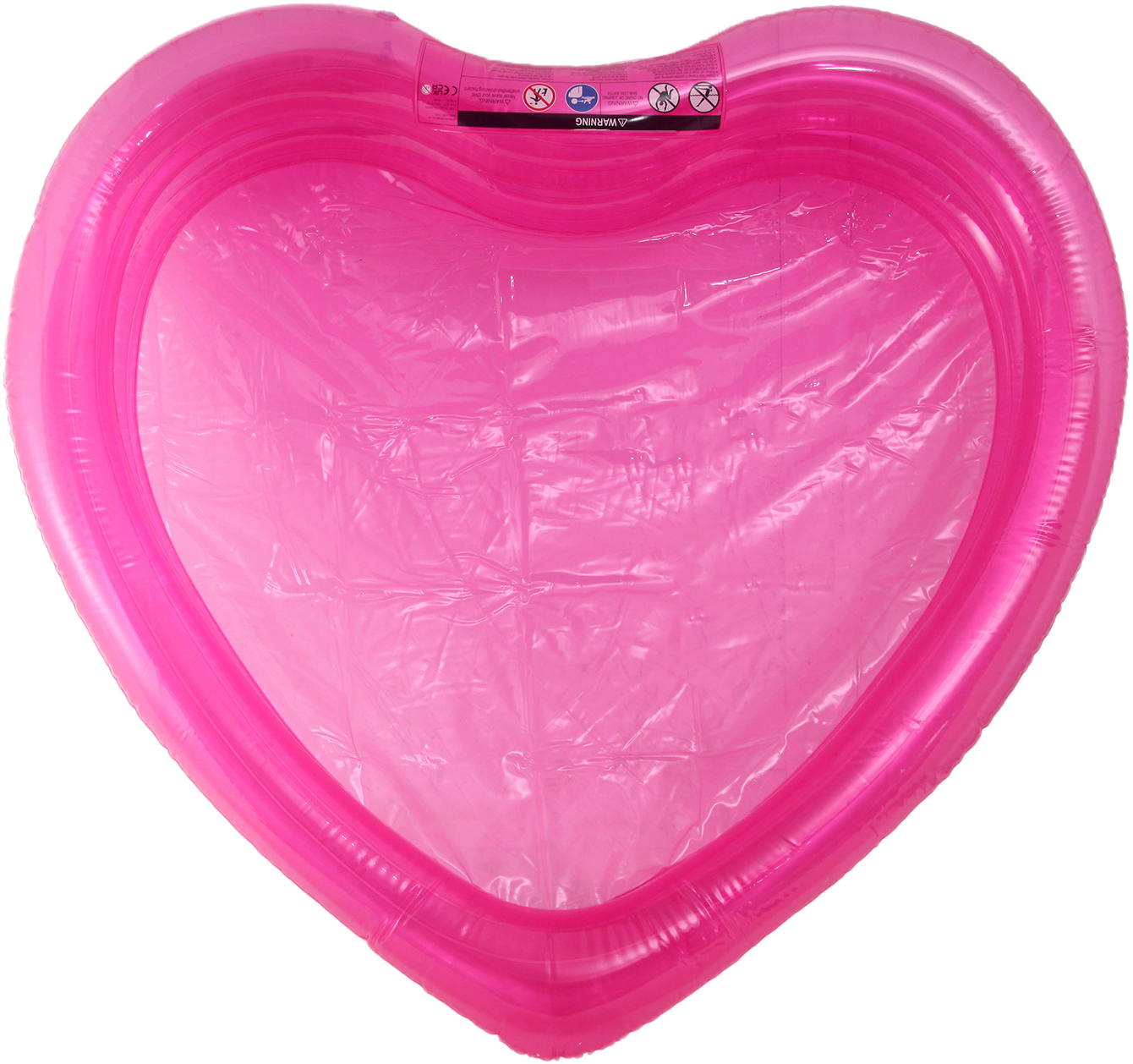 Inflatable Heart-Shaped Pool Float